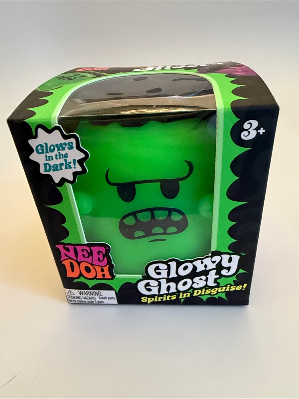 NeeDoh Glowy Ghost - Glow-in-the-Dark Green